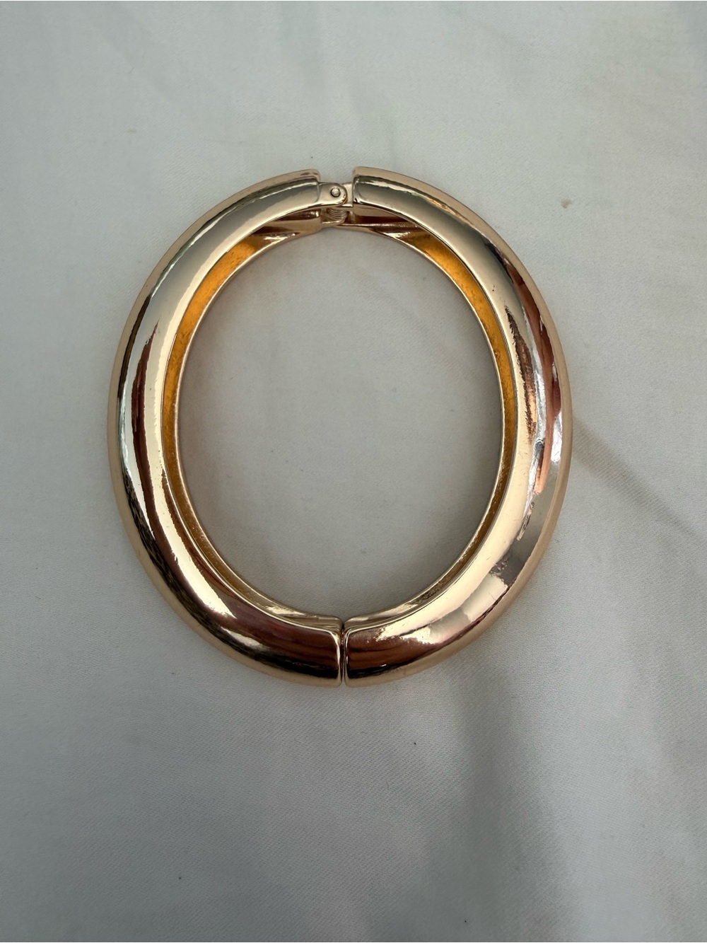H&M Gold Chunky Hinged Bracelet